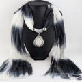 Fashion Women's Elegant Charm Tassels Rhinestone Decorated wholesaler jewelry with jewelry scarf pendant scarf jewelry scarf